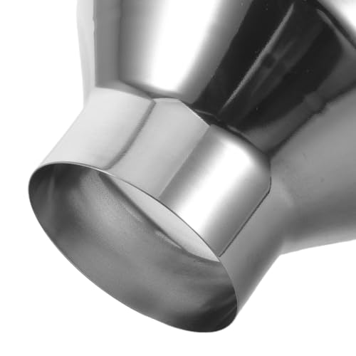 Embudo de acero inoxidable apto para uso alimentario Zerodeko de boca ancha, 15 x 7,5 cm 3