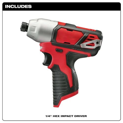 Fits Milwaukee 2462-20 M12 12V 1/4-Inch Hex Impact Driver w/Belt Clip - Bare Tool - Image 4