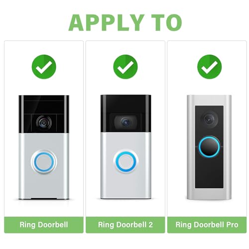 Ouligay 32 Stück Ring-Türklingelschrauben Ersatz,Video-Ring-Türklingel-Ersatz, Sicherheitsschrauben Zubehör Kompatibel mit Smart Home Video Türklingel