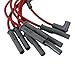 MSD 32209 Super Conductor Spark Plug Wire Set, Red