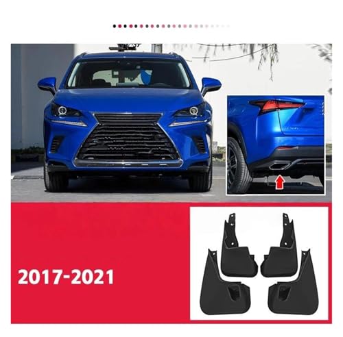 Bavettes de protection Lexus NX finition premium pour bas de caisse - 4