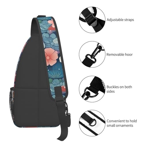 Mochila bandolera pequeña para senderismo unisex miniatura 4