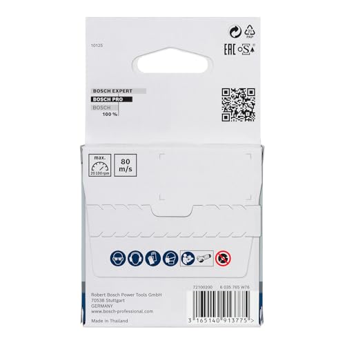 Bosch 2x Schruppscheibe Expert for Inox (für Edelstahl, Ø 76 x 4 x 10 mm, Professional Zubehör Winkelschleifer)