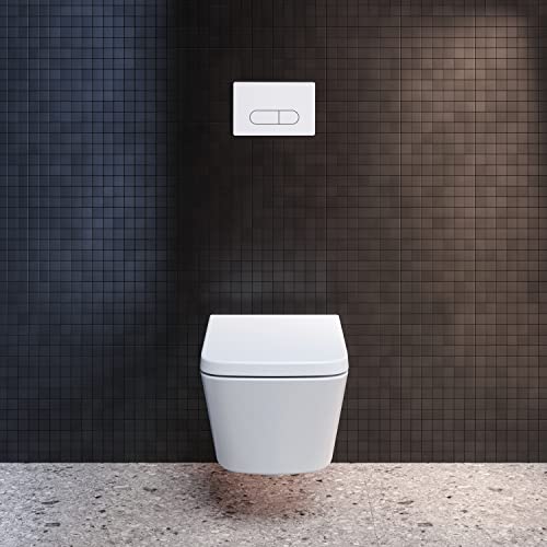 Plaque de commande de chasse d'eau durable au design épuré Oleas 234mm - 6