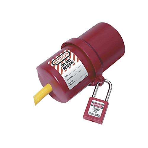 Master Lock obrotowa duża blokada wtyczki elektrycznej, korki 240 i 550 V