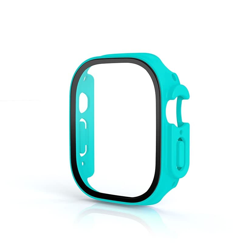 Coque Apple Watch Ultra 49mm bleu clair avec protection écran PC