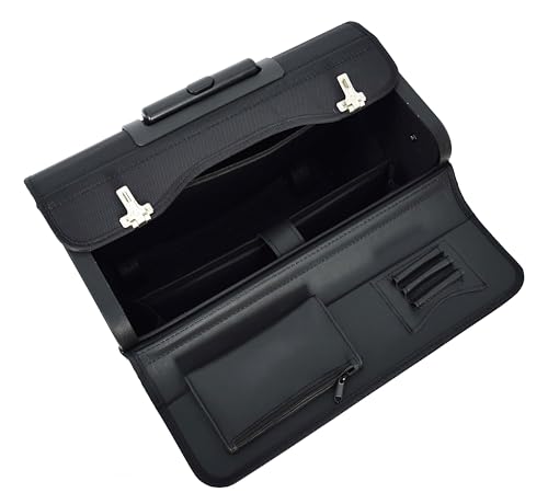 Harbin valise à roulettes noire à double serrure pour vos vacances