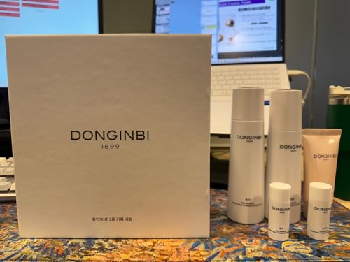 Donginbi-Red-Ginseng-Moisturizing-Firming-Skin-Care-Set-Hydrating-Toner-for-Dry-Skin-507-floz-Korean-Red-Ginseng-Essence-439-floz-Firming-Cream-Korean-Skin-Care-Gifts-for-Women