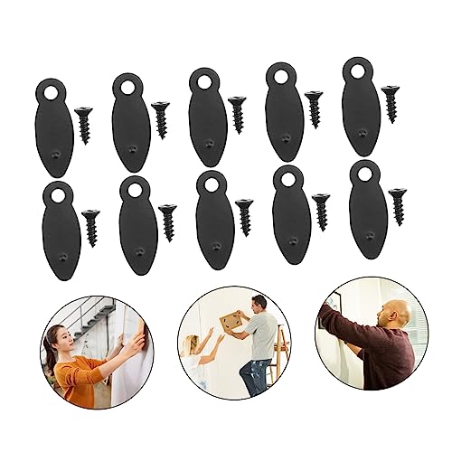 Image of 50pcs Picture Frame Backboard Fixing Clips Easy Installation Accessories for Photo Frames Buckle Hardware for Projects and Picture Hanging