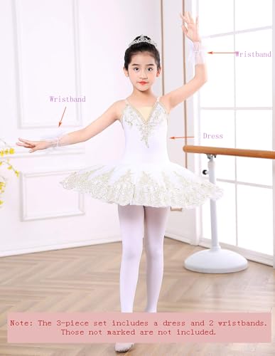 Disfraz completo para niña con tutú de ballet y encaje miniatura 2