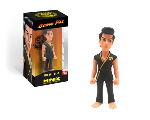 MINIX Bandai Figura colecionável Cobra Kai - Miguel Díaz 12 cm, design realista do protagonista da série, ideal para fãs, colecionadores e amantes do karaté MN11841