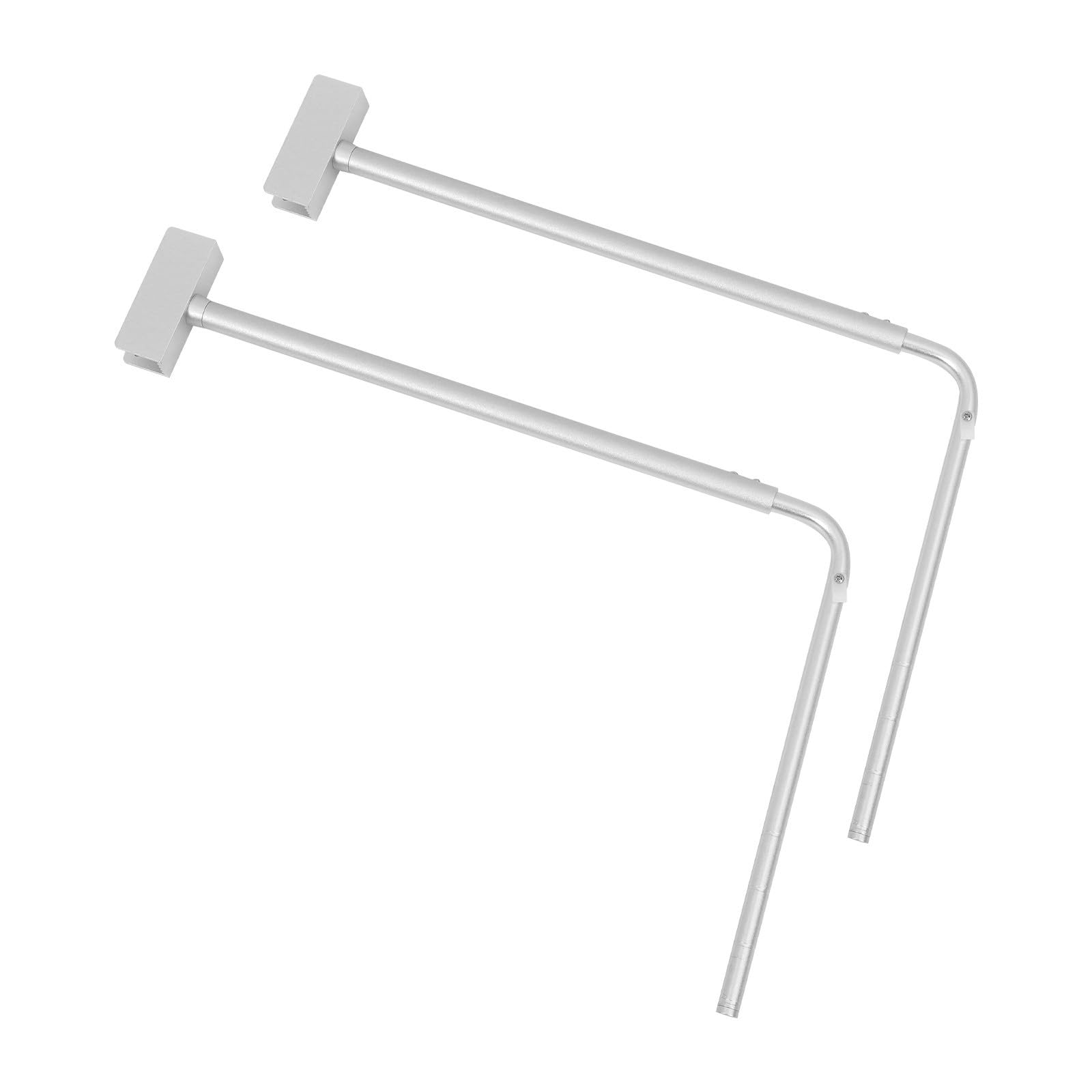 2 Stück Robuster Platzsparendes aus Aquariumständer Aluminiumlegierung für Aquarium LED Aquariumbeleuchtung Design bis 20mm Glasdicke Kompatibel mit Aquarien Setup