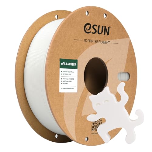 Image of eSUN Lithophane White PLA+ Filament 1.75mm 3D Printer Filament PLA 1KG
