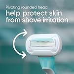Gillette Venus Extra Smooth Sensitive Disposable Razors for Women with Sensitive Skin, 2 Count - Image 4