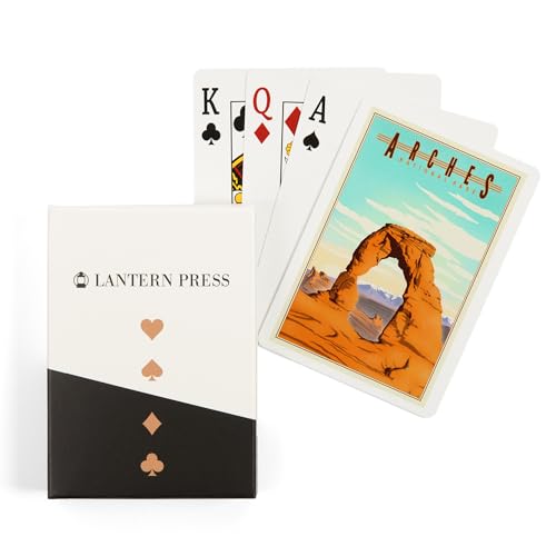 Baraja de Poker Lantern Press Arches National Park 52 cartas