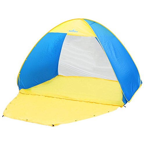 Amazon | montagna ワンタッチサンシェードテント 【200×150㎝ 2-3人用