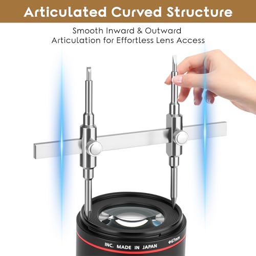Llave de reparación de lente de cámara Qivine inglesa universal para limpiar objetivos de 10-130mm 5