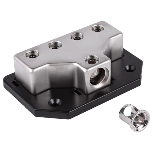Skar Audio x1 0/4 Gauge Input to x4 0/4 Gauge Outputs Power Distribution Block | SK-DIST-BLK7 by Skar Audio - Image 4