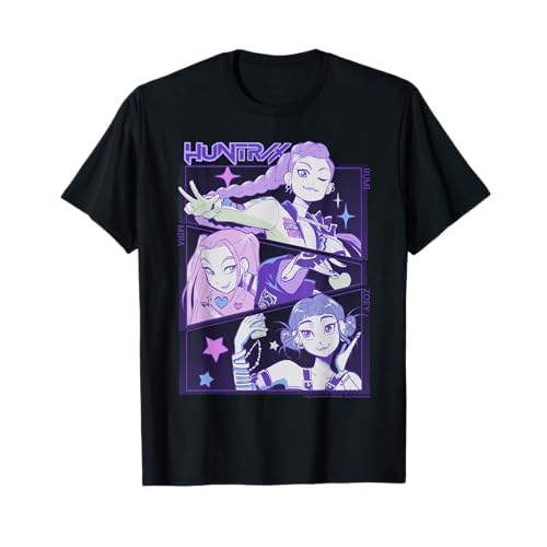 KPop Demon Hunters Anime Huntrix Huntr/X Camiseta