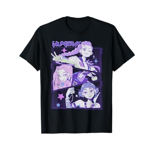 KPop Demon Hunters Anime Huntrix Huntr/X Camiseta