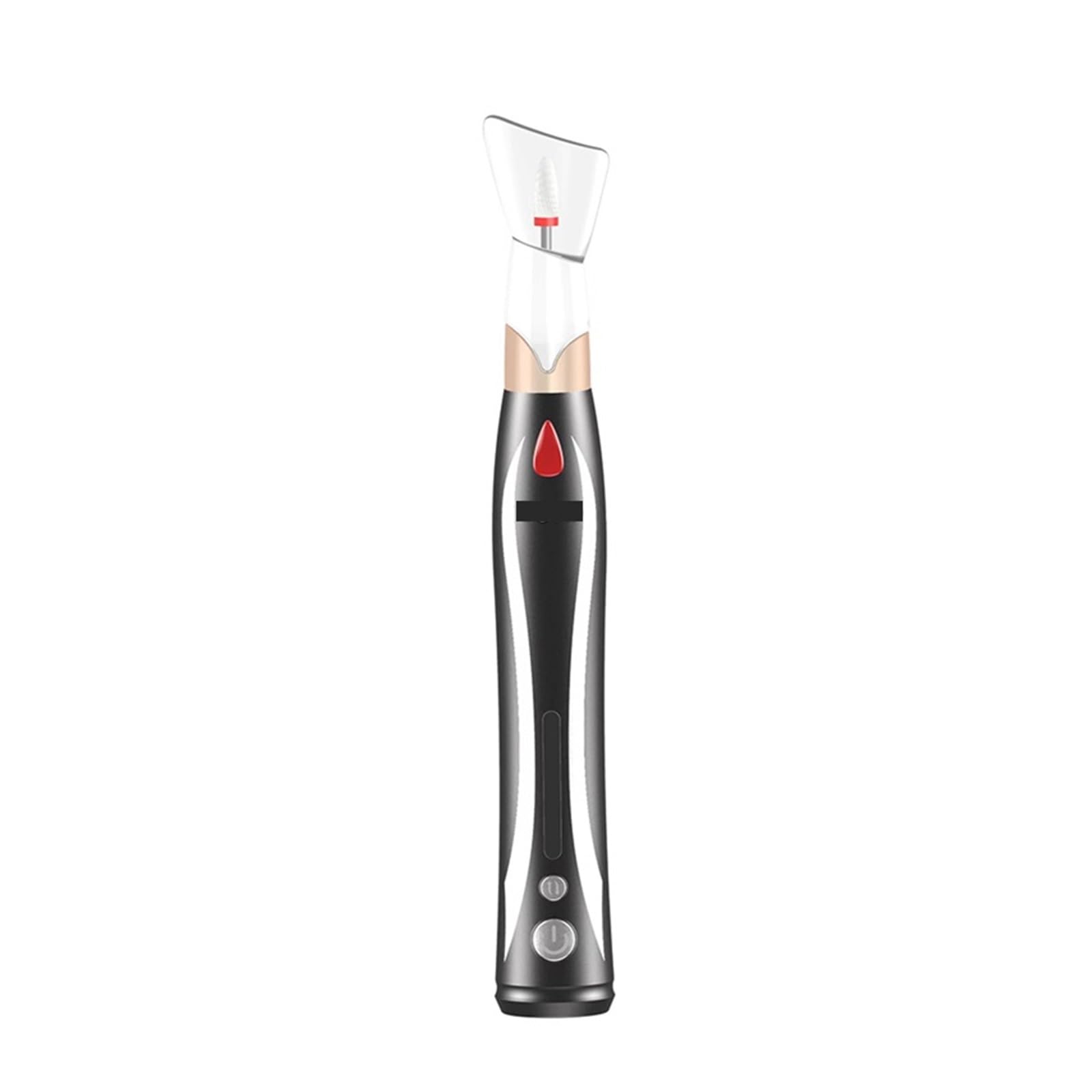 Torno de Uñas Eléctrico, Taladro eléctrico inalámbrico for uñas, lima de uñas recargable, cortador de fresado for manicura, pedicura, removedor de Gel, lijadora, herramientas for uñas(Nero)