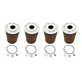 1-4PCS 26320-3C30A Oil Filter Compatible For Hyundai Genesis V6 V8 2009-2015 263203C30A(4PCS)