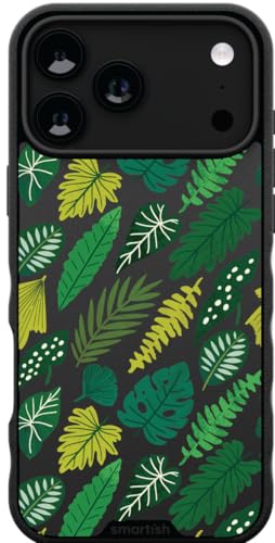 Image of Smartish - Leaf Me Alone - iPhone 17 Pro Max MagSafe Case - Gripmunk [Lightweight + Protective] Thin Grip Cover - Fits iPhone 17 Pro Max