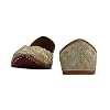 Stop n Style Gold Punjabi Jutti for Women Khussa Online Phulkari Salwar Kameez Handmade