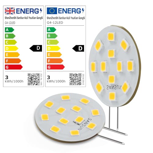 G4 LED Leuchtmittel Sansun 2 W für 20 W Halogen, Warmweiß