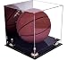 Deluxe Acrylic Full Size Square NBA Basketball Display Case with UV Protection with Mirror (A001)