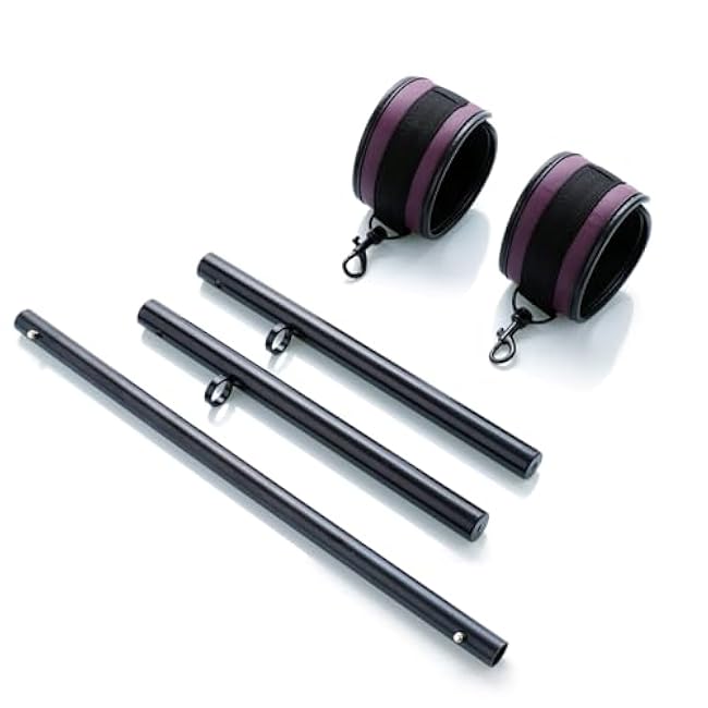 Spreader Bar Heavy Duty Expandable Exercise with 2 pcs Adjustable Strap, Yoga Training Fitness Gear, Workout Bar,Sports Gym Kit