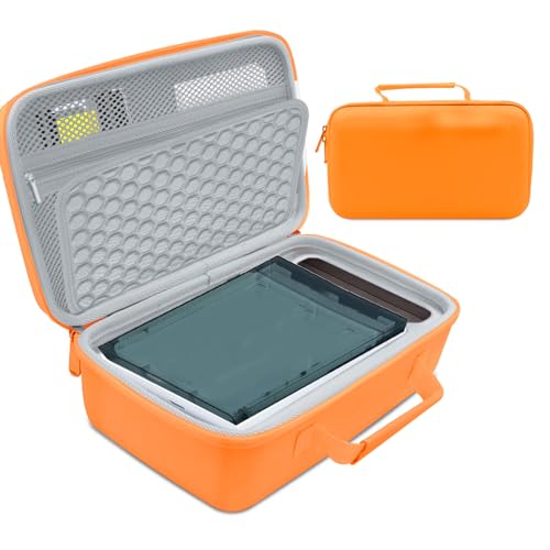 Étui rigide Liene M100 orange pour transporter votre imprimante en voyage