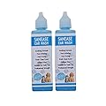 Sanease Aural Ear Wash/Cleanser 2 x 55ml (110ml total) Gentle but effective formula, suitable for cats and dogs