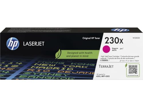 Toner HP 230X Magenta d'origine pour éliminer les bavures et optimiser vos tirages laser