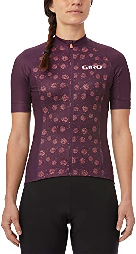 Giro W Chrono Sport Jersey Womens Adult Cycling Jerseys - Dusty Purple Palm Burst (2020) - Medium
