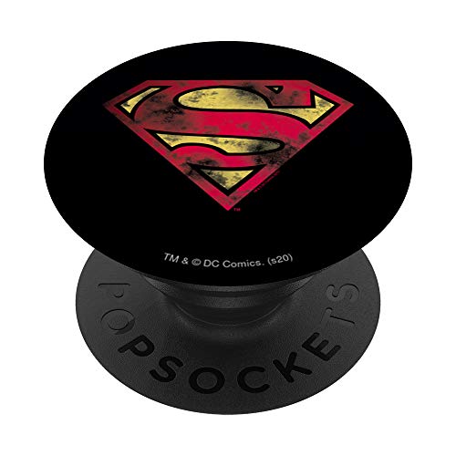 Superman War Torn Logo PopSockets Swappable PopGrip