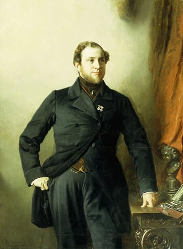 Cuadro Pintura Murales Retrato del Dr. para Paredes Vacías Lienzo de Eastman Johnson 60x90cm