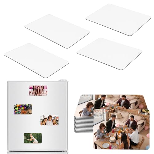 80 imanes sublimación rectangulares 4x3 pulgadas miniatura 1