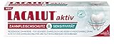 LACALUT AKTIV ZAHNFLEISCHSCHUTZ & SENSITIVITÄT ZAHNCREME, 75ml Zahnpasta für sensible Zähne, Schutz und Festigung des Zahnfleischs, Zahncreme für sensitive Zähne, 1 x 75ml