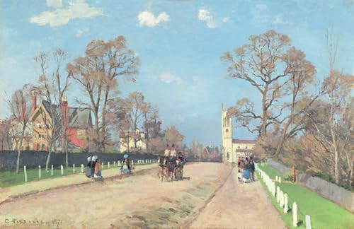Tableau Impressions d'art Mural Camille Pissarro route de Sydenham 60x90cm