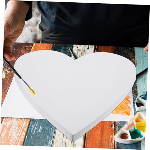 Lienzo en corazón Operitacx que evita deformaciones en pintura al óleo 8