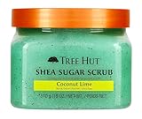 Tree Hut Exfoliating Shea Sugar Body Scrub Coconut Lime 18 oz