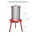 Hydraulic Fruit Wine Press - Electricity-Free/Water-powered Cider Wine Bladder Press, Natural Juice Making(5.3 Gallon, with Filter Bag/Splash Guard)