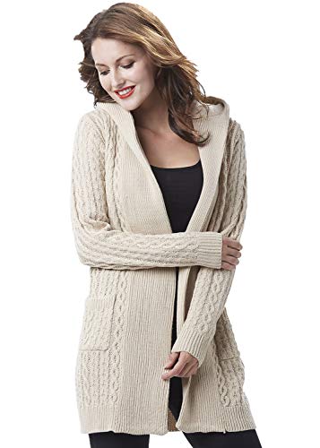 Image of SIMPLY COUTURE Women's Casual Pullover Cable-Knit Oversize Sweater
