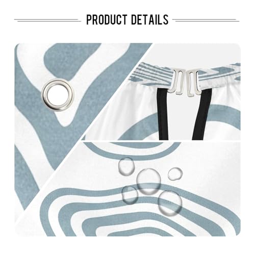 Capa de barbero impermeable para hombre con cierre ajustable miniatura 4