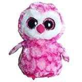 Beanie Baby Pink Owl Stuffed Animals Plush Doll(6 inch)