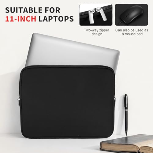 Funda para portátil de poliéster negra para notebook 17" miniatura 4