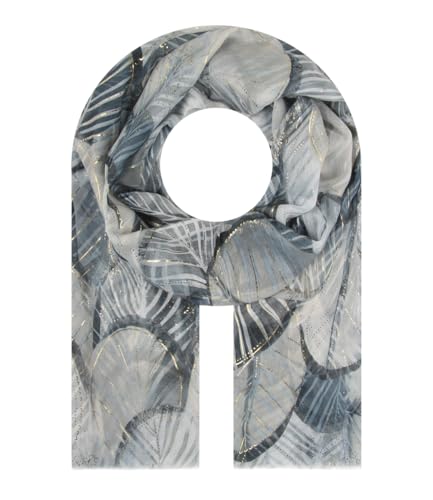Majea Halstücher Damen Tuch Kopftuch Halstuch Schal Damen-Schal Tücher Stola (880037) (grau 3)