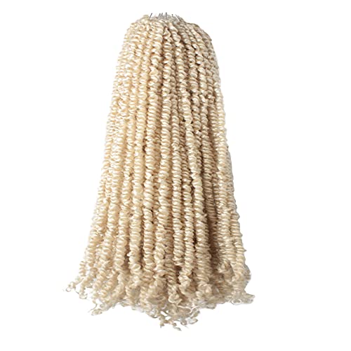 The BOHOBABE Pre-twisted Passion Twist Crochet Hair 18 Inch Pre-looped Crochet Passion Twist Braiding Hair 8 Packs (613#)