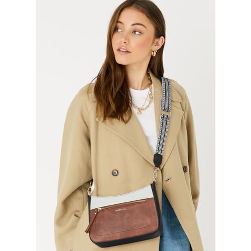 Image of BOSTANTEN Crossbody Purses for Women Medium Shoulder Bag Quilted Handbags with Zipper Pocket